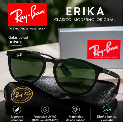 Gafa Rayban Erika (Negro-Verde)