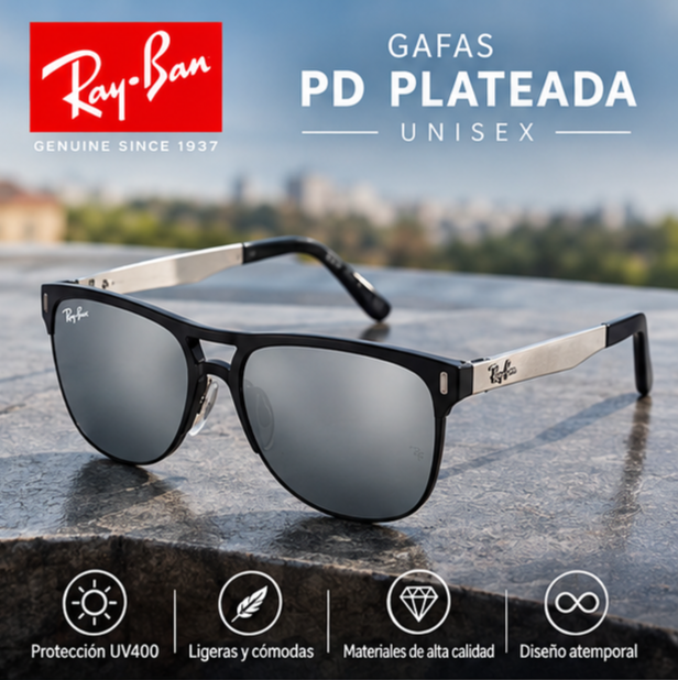 Gafa Rayban PD (Plateada)