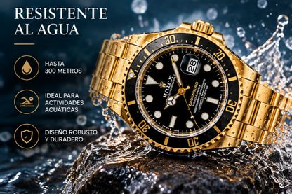 ROLEX SUBMARINER DORADO-NEGRO