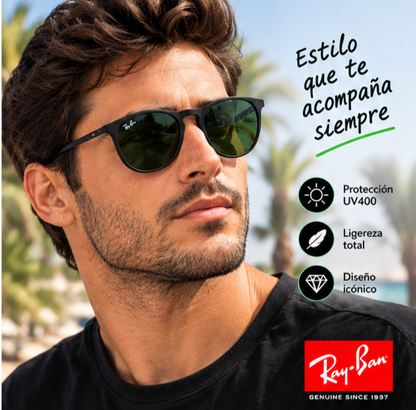 Gafa Rayban Erika (Negro-Verde)