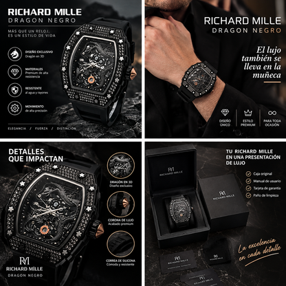 RICHARD MILLE DRAGON NEGRO