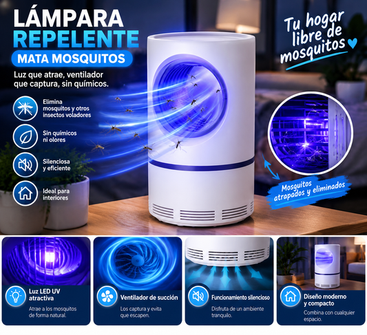 LAMPARA REPELENTE MATA MOSQUITO