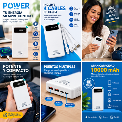 POWER BANK - CARGADOR PORTATIL