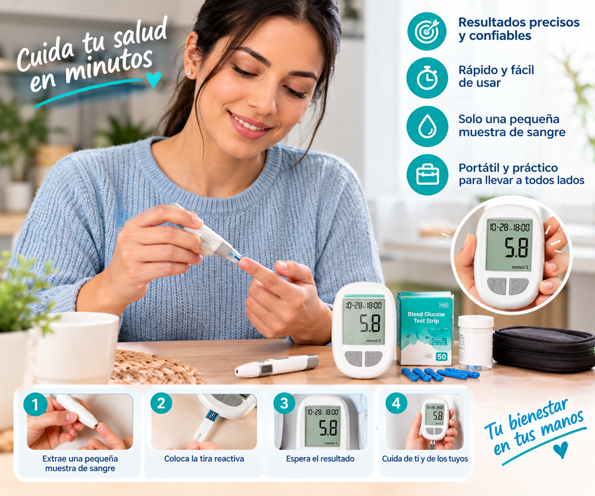 MEDIDOR DE GLUCOSA DIGITAL