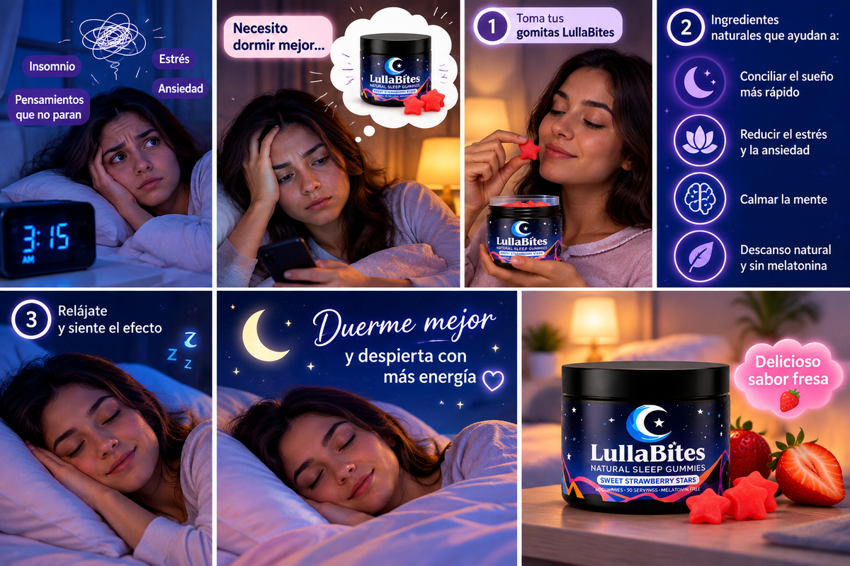 LullaBites Natural Sleep Gummies