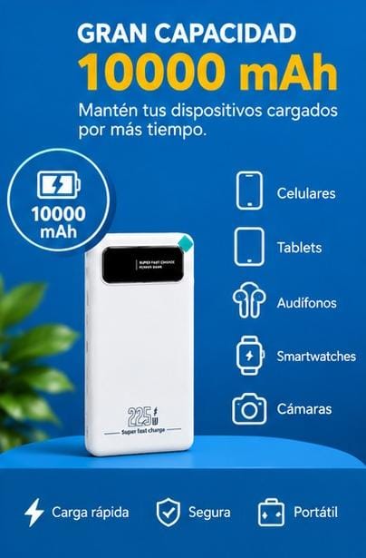 POWER BANK - CARGADOR PORTATIL