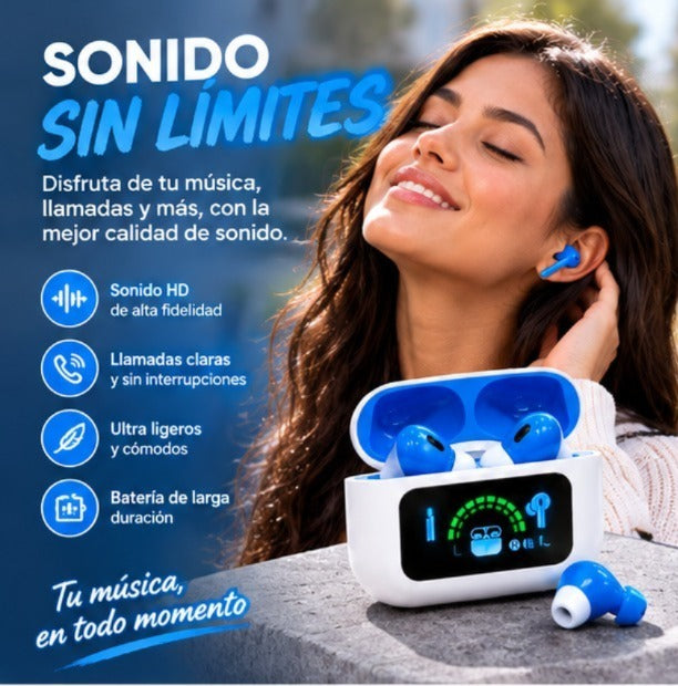 AUDIFONOS CON PANTALLA ANC/ENC