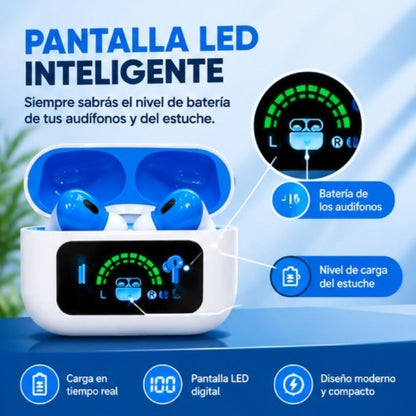 AUDIFONOS CON PANTALLA ANC/ENC