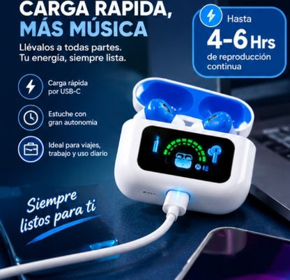 AUDIFONOS CON PANTALLA ANC/ENC