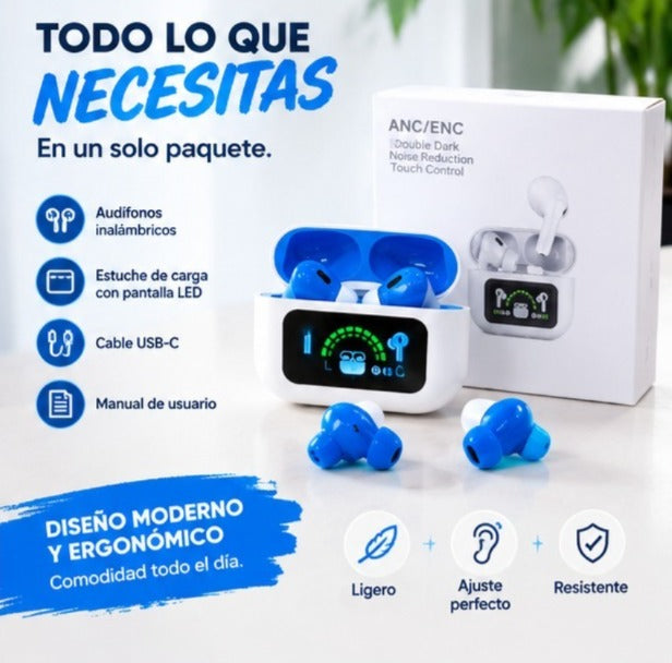 AUDIFONOS CON PANTALLA ANC/ENC