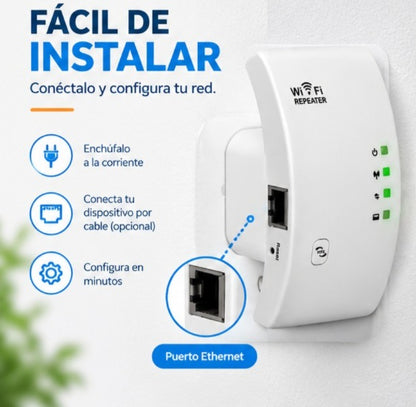 REPETIDOR WIFI INALÁMBRICO-N