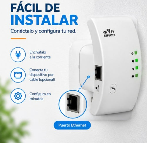 REPETIDOR WIFI INALÁMBRICO-N
