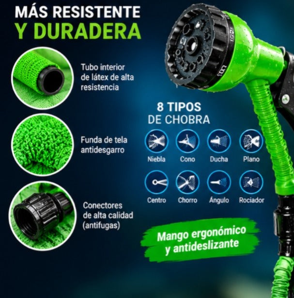 MANGUERA RETRACTIL MAGIC HOSE 15 MTS / 50 PIES