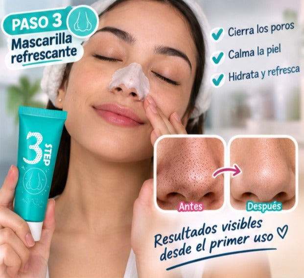 LOVE JOJO - KIT 3 PASOS ELIMINA PUNTOS NEGROS