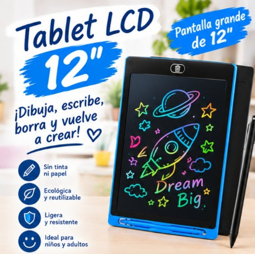 TABLET LED 12" NEGRA