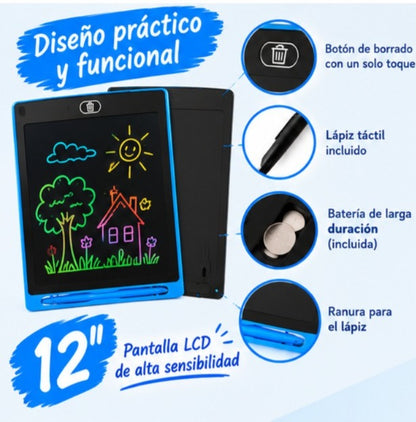 TABLET LED 12" NEGRA