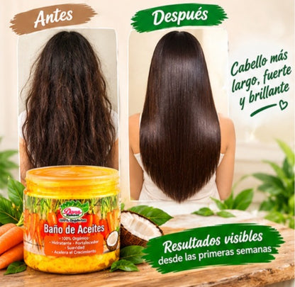 Baño de Aceite De Zanahoria