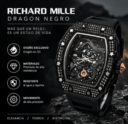 RICHARD MILLE DRAGON NEGRO
