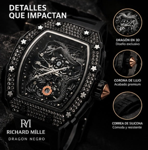 RICHARD MILLE DRAGON NEGRO