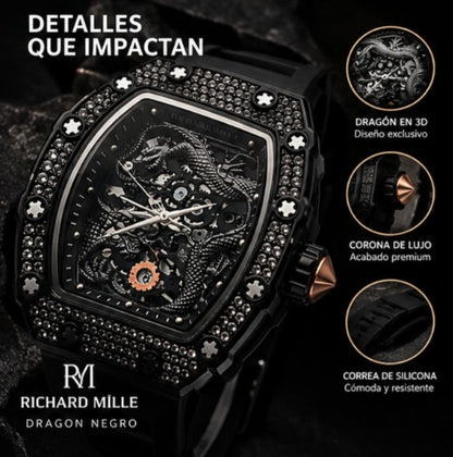 RICHARD MILLE DRAGON NEGRO