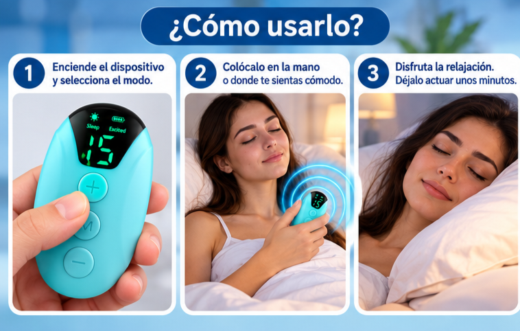 Dispositivo para dormir y combatir el estrés y ansiedad