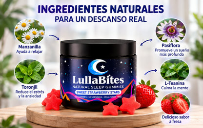 LullaBites Natural Sleep Gummies