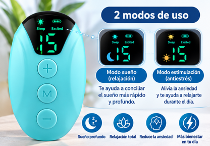Dispositivo para dormir y combatir el estrés y ansiedad